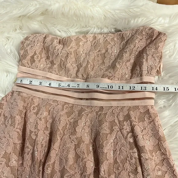 ❌ SOLD 💝 LIVE SHOW 💝BUNDLE ❌Lace All Over Skater Skirt Dress CITY STUDIO Size 13 - Picture 13 of 15